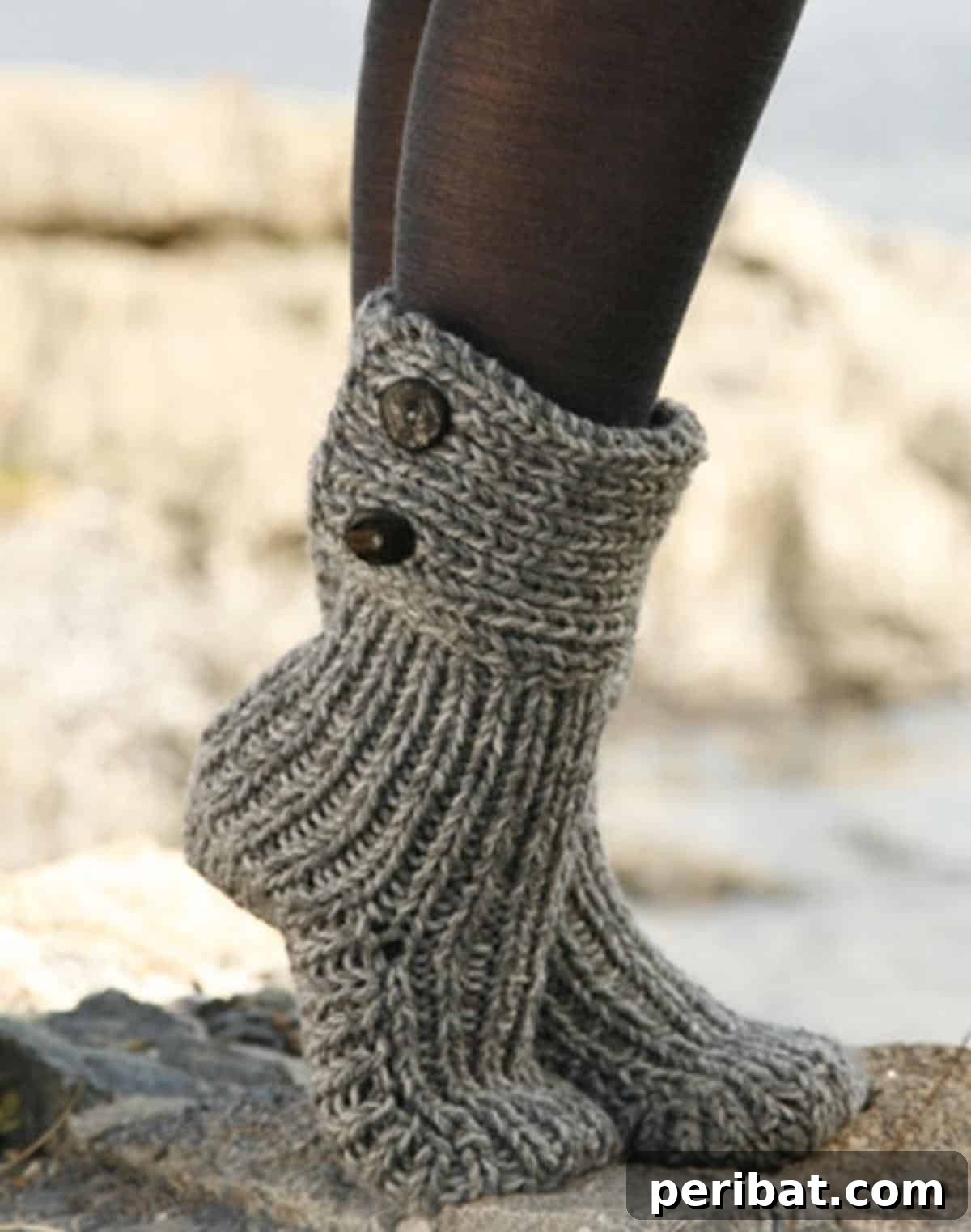 Moon Socks by Drops Design Free Pattern