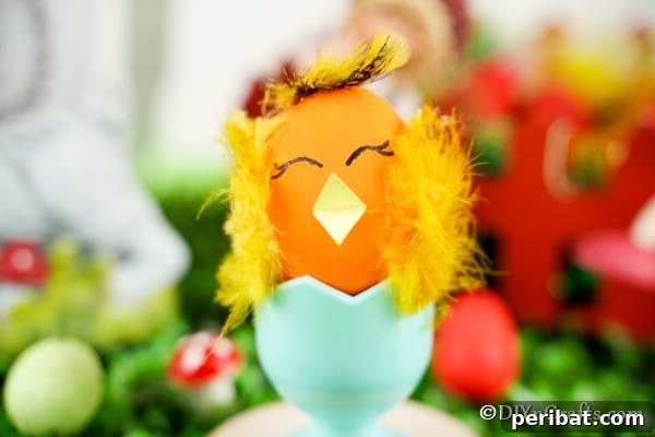 Easter Egg Chicken Craft