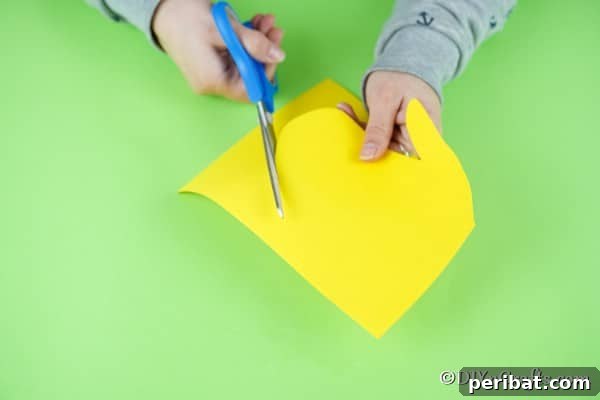 Cutting out hand shape