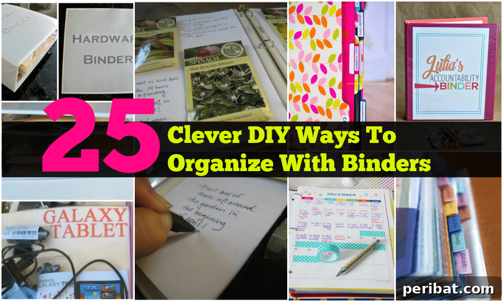 binders diy projects