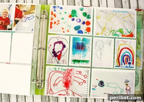 School year keepsakes binder