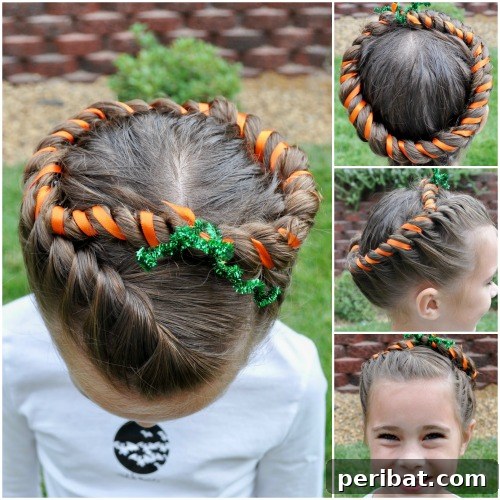 Great Pumpkin Halloween Hairstyle
