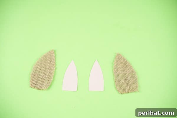 Charming Repurposed Planter Bunnies for Easter 20 Assembling ears for flower pot bunny