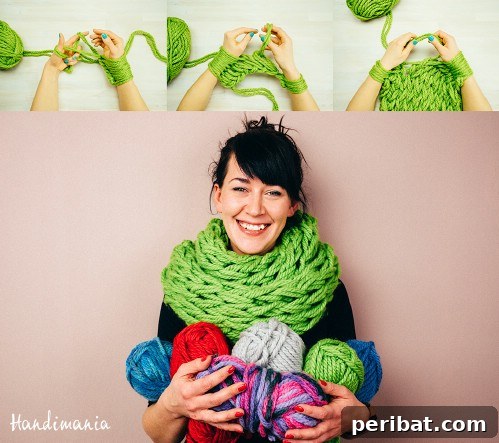 23 Ingenious Arm Knitting Projects and Essential Techniques 2 The Half-Hour Infinity Scarf: Your Quick & Easy Arm Knitting Project