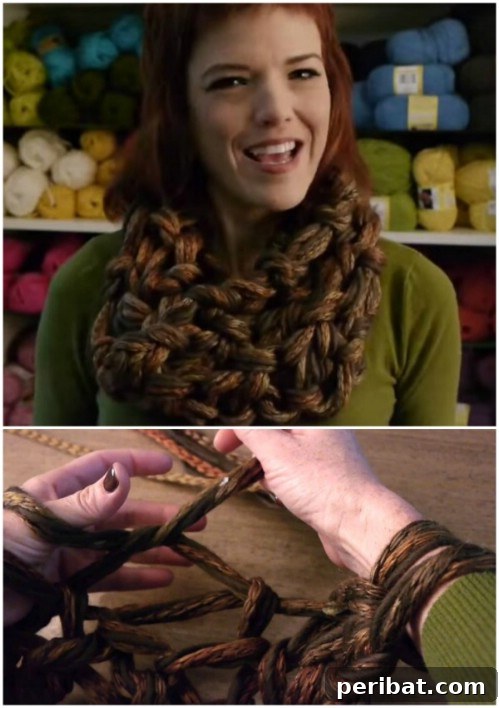 23 Ingenious Arm Knitting Projects and Essential Techniques 12 The Delightful Seed Stitch: Arm Knitting Tutorial