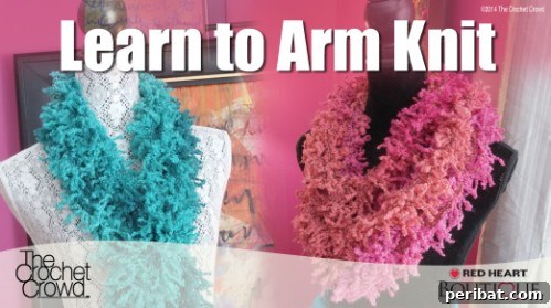 23 Ingenious Arm Knitting Projects and Essential Techniques 17 Change up the Yarns: Novelty Arm Knit Scarf