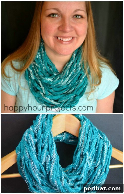 23 Ingenious Arm Knitting Projects and Essential Techniques 8 A Thinner, Lighter Scarf: Arm Knit for Spring