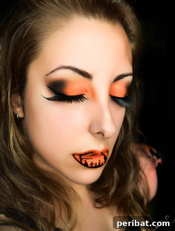 14 Genius DIY Halloween Lip Art Makeup Ideas