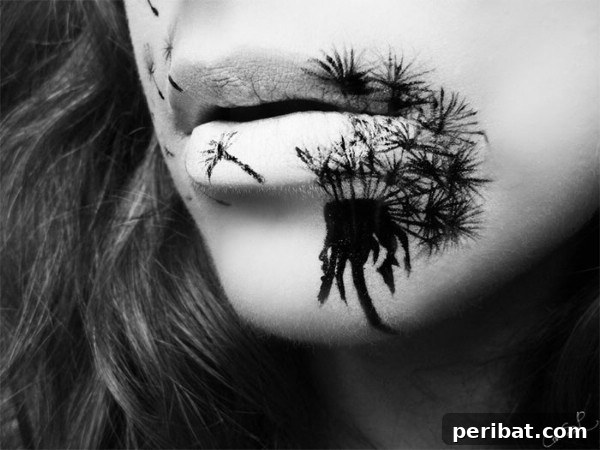 Spooky Lip Art for Halloween