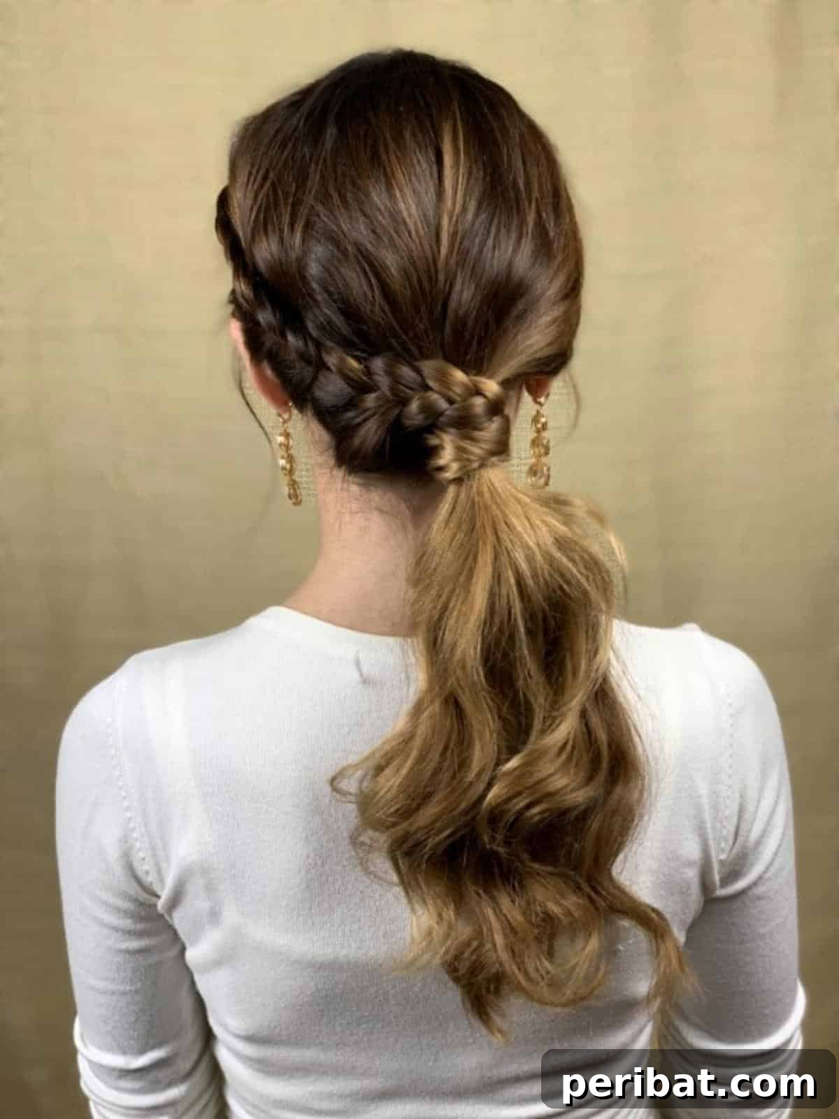 Elegant Side Braid Ponytail Tutorial for a Polished Look 14 Low side ponytail braid