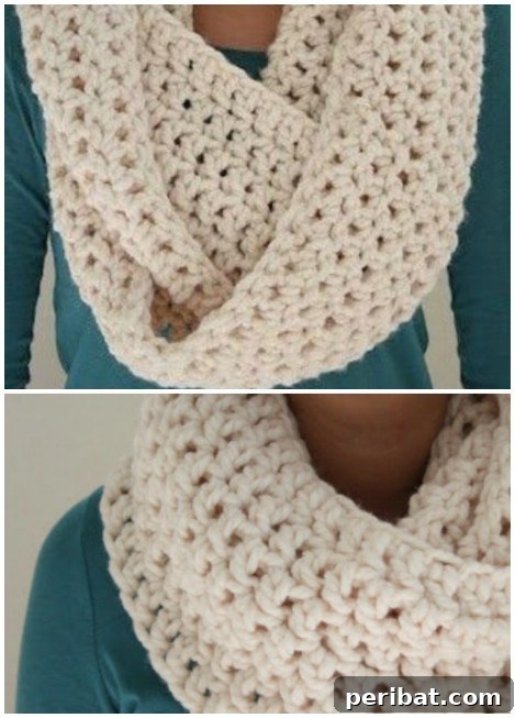 Cozy Comfort: 26 DIY Infinity Scarf Patterns and Free How-Tos 14 Cozy and chunky