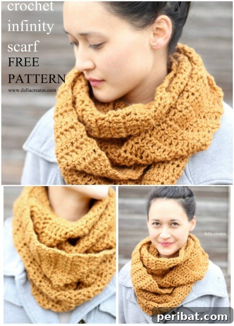 Cozy Comfort: 26 DIY Infinity Scarf Patterns and Free How-Tos 19 Lots of cozy layers of warmth and style