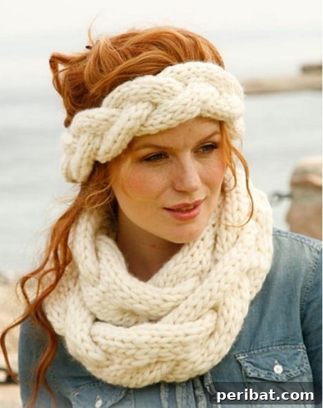 Cozy Comfort: 26 DIY Infinity Scarf Patterns and Free How-Tos 26 Braided infinity scarf and head band