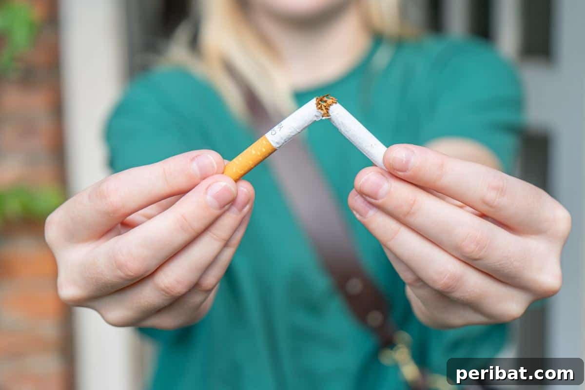 Beyond the Bubbles – 20 Brilliant Alka-Seltzer Hacks 19 Quit smoking concept.