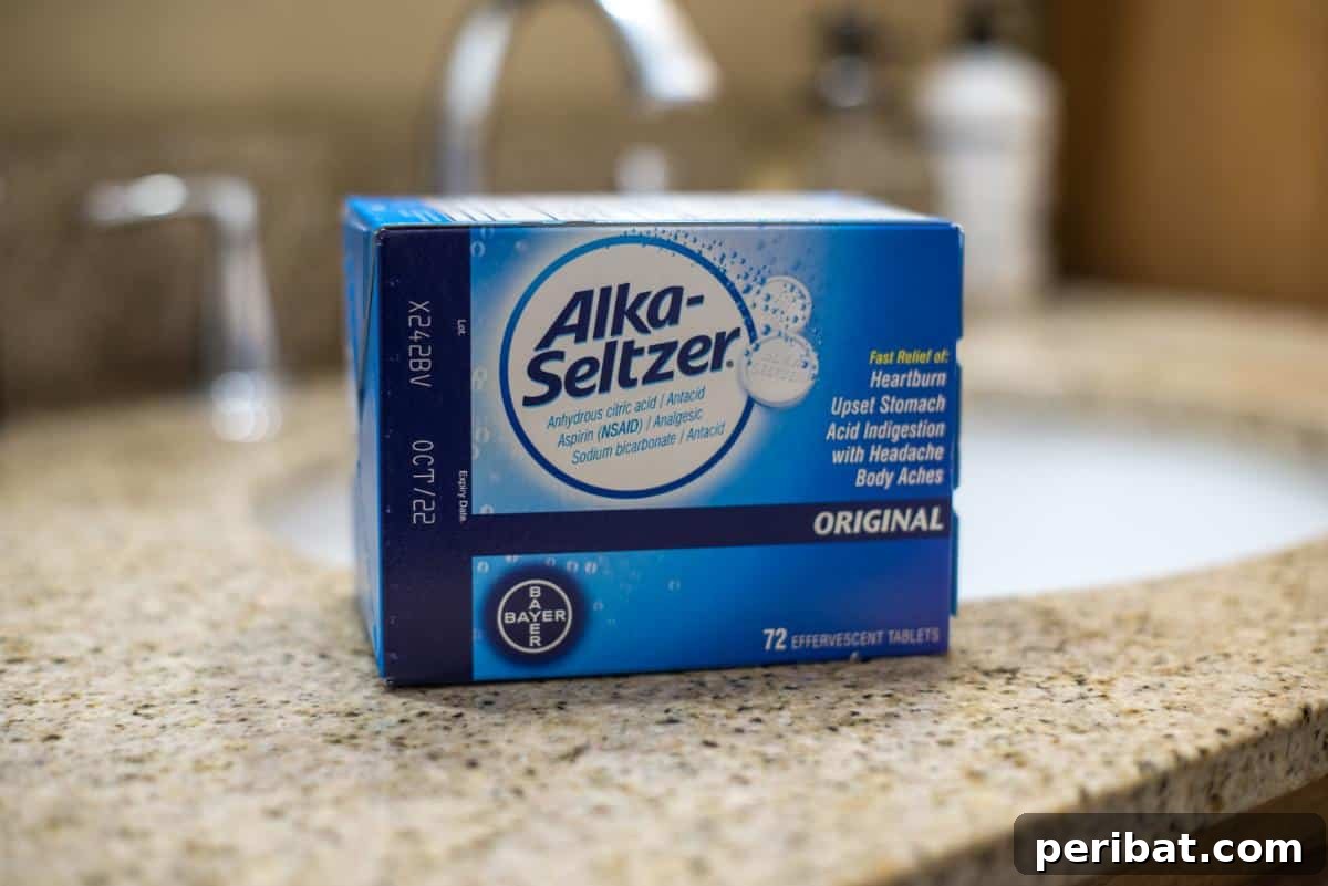 Beyond the Bubbles – 20 Brilliant Alka-Seltzer Hacks 23 Alka-Seltzer package.