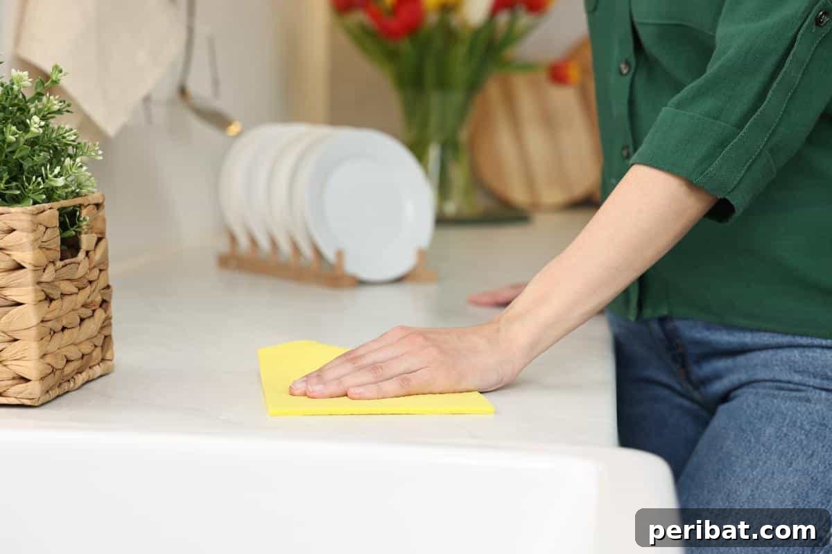 Beyond the Bubbles – 20 Brilliant Alka-Seltzer Hacks 7 Countertop cleaning.