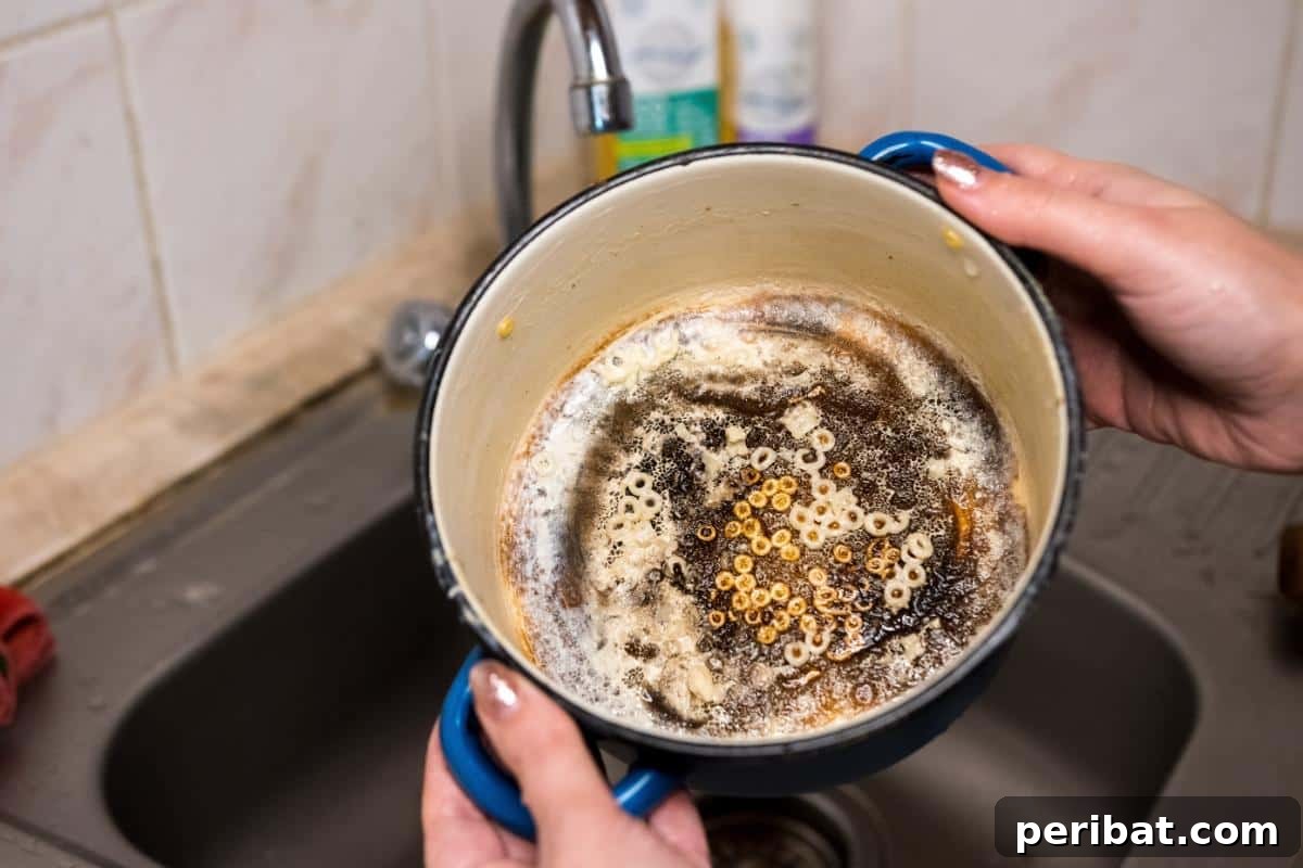 Beyond the Bubbles – 20 Brilliant Alka-Seltzer Hacks 8 A burnt-off pot.