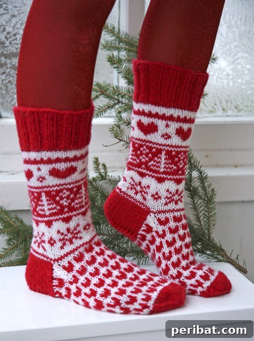 Adorable Knitted Baby Socks with Cute Accents
