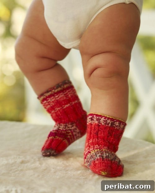Intricate Snowflake and Reindeer Knitted Sock Pattern
