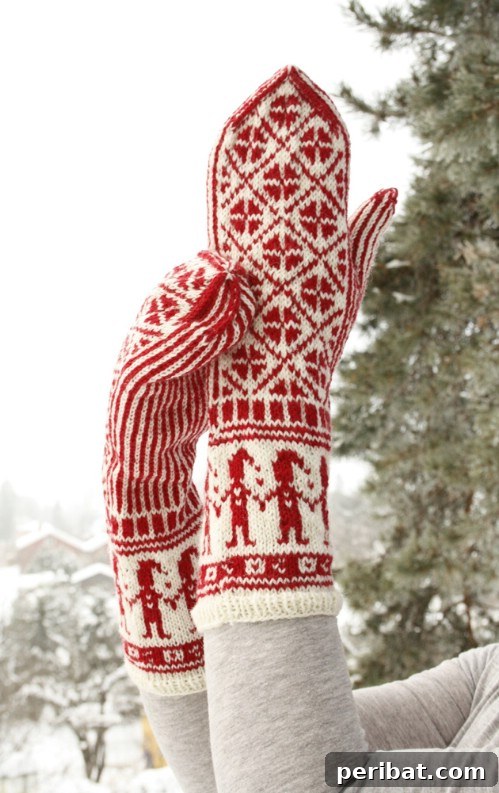 Unique Knitted Socks with Playful Christmas Elves