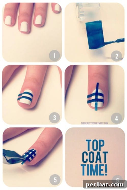 40 Ingenious DIY Nail Art Tricks For Salon Quality Manicures 13 Gorgeous Gingham
