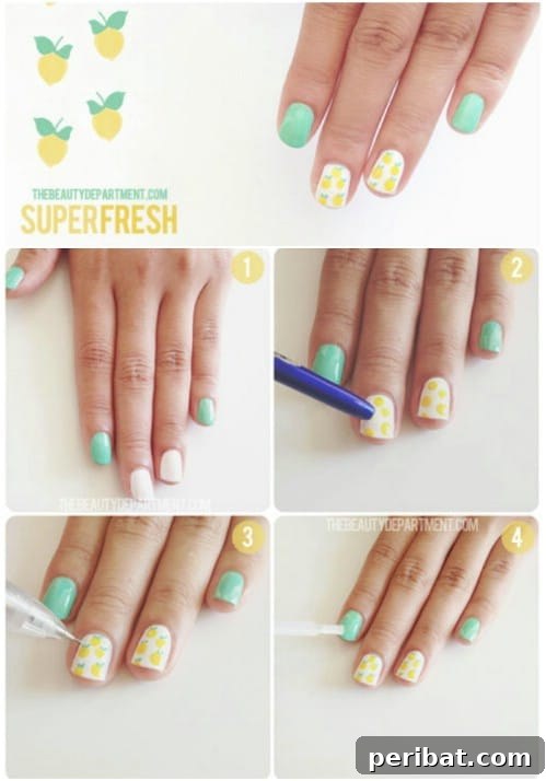 40 Ingenious DIY Nail Art Tricks For Salon Quality Manicures 14 When Life Gives You Lemons…