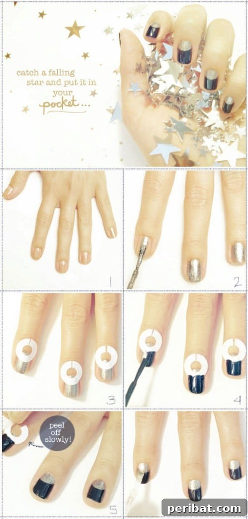 40 Ingenious DIY Nail Art Tricks For Salon Quality Manicures 27 Half Moon Manicure