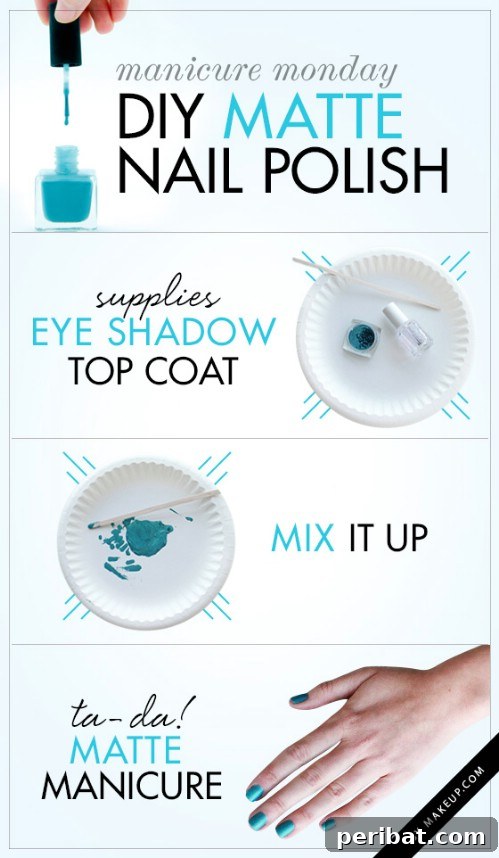 40 Ingenious DIY Nail Art Tricks For Salon Quality Manicures 30 DIY Matte – Eye Shadow