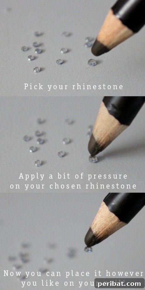 40 Ingenious DIY Nail Art Tricks For Salon Quality Manicures 35 Rhinestone Application