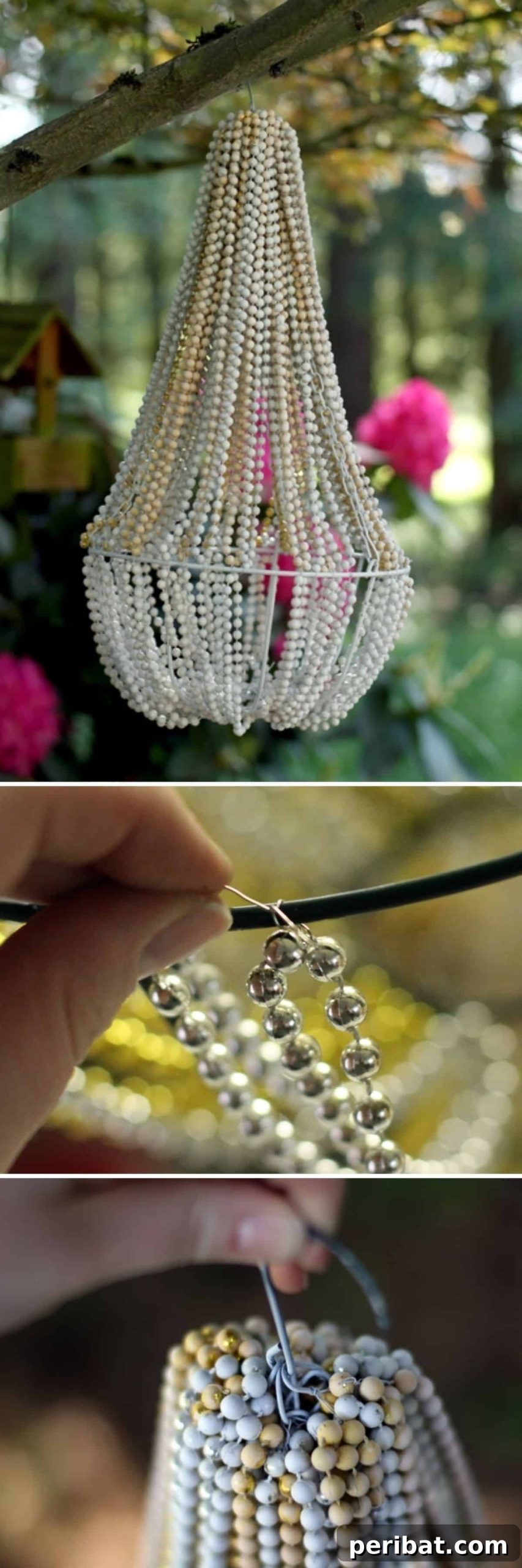 DIY Brilliance: Create Stunning Lamps and Chandeliers 16 Beaded Chandelier