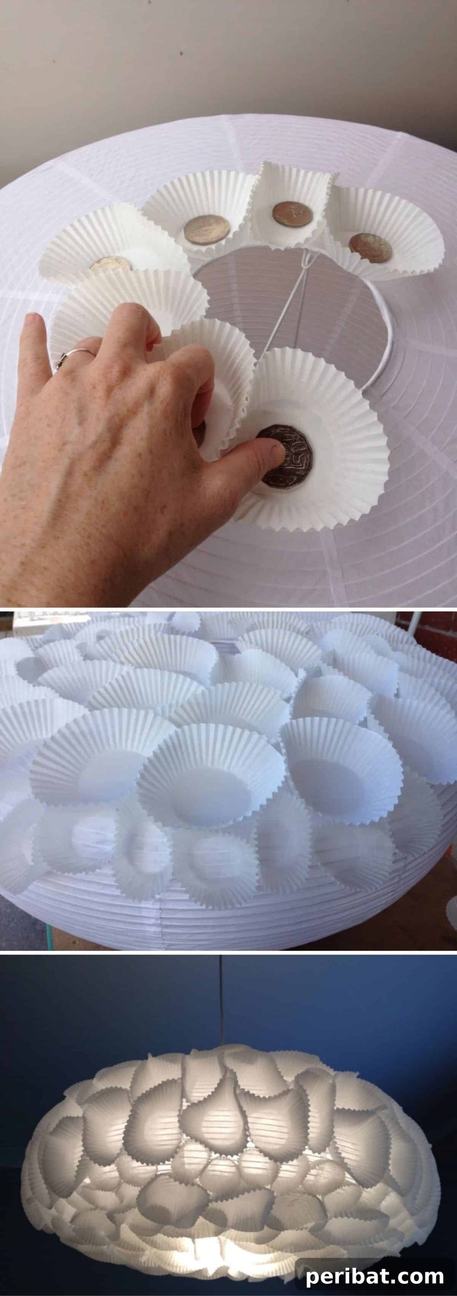 DIY Brilliance: Create Stunning Lamps and Chandeliers 4 Cupcake Lantern
