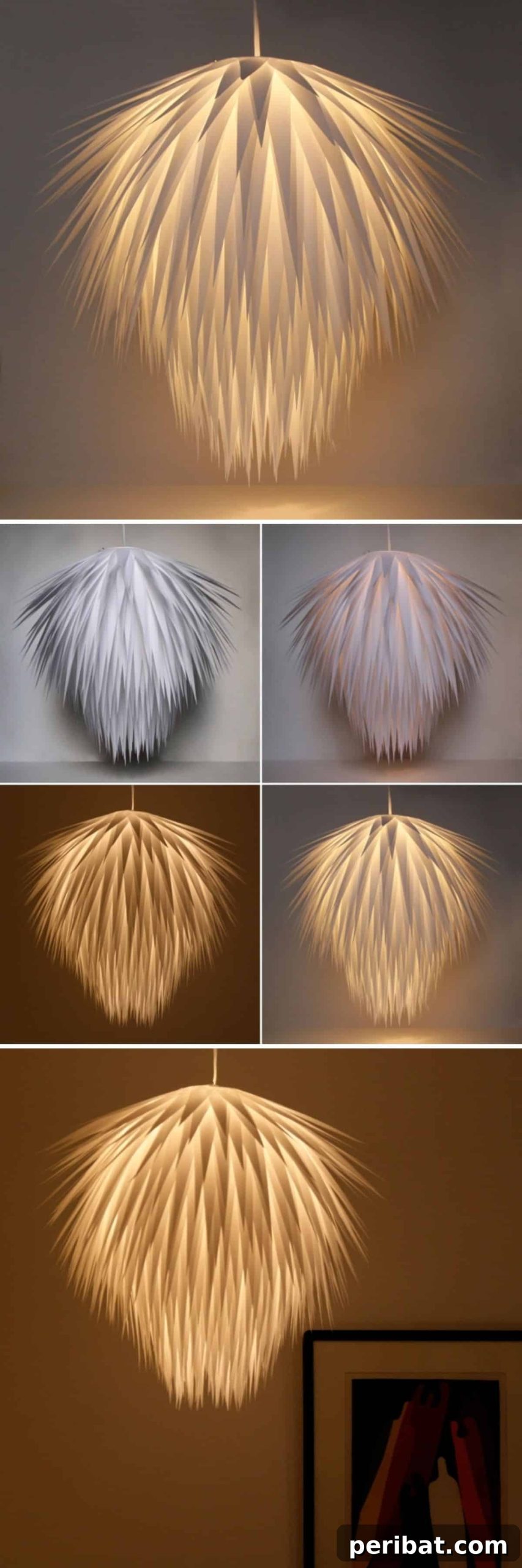 DIY Brilliance: Create Stunning Lamps and Chandeliers 5 Starburst Lantern
