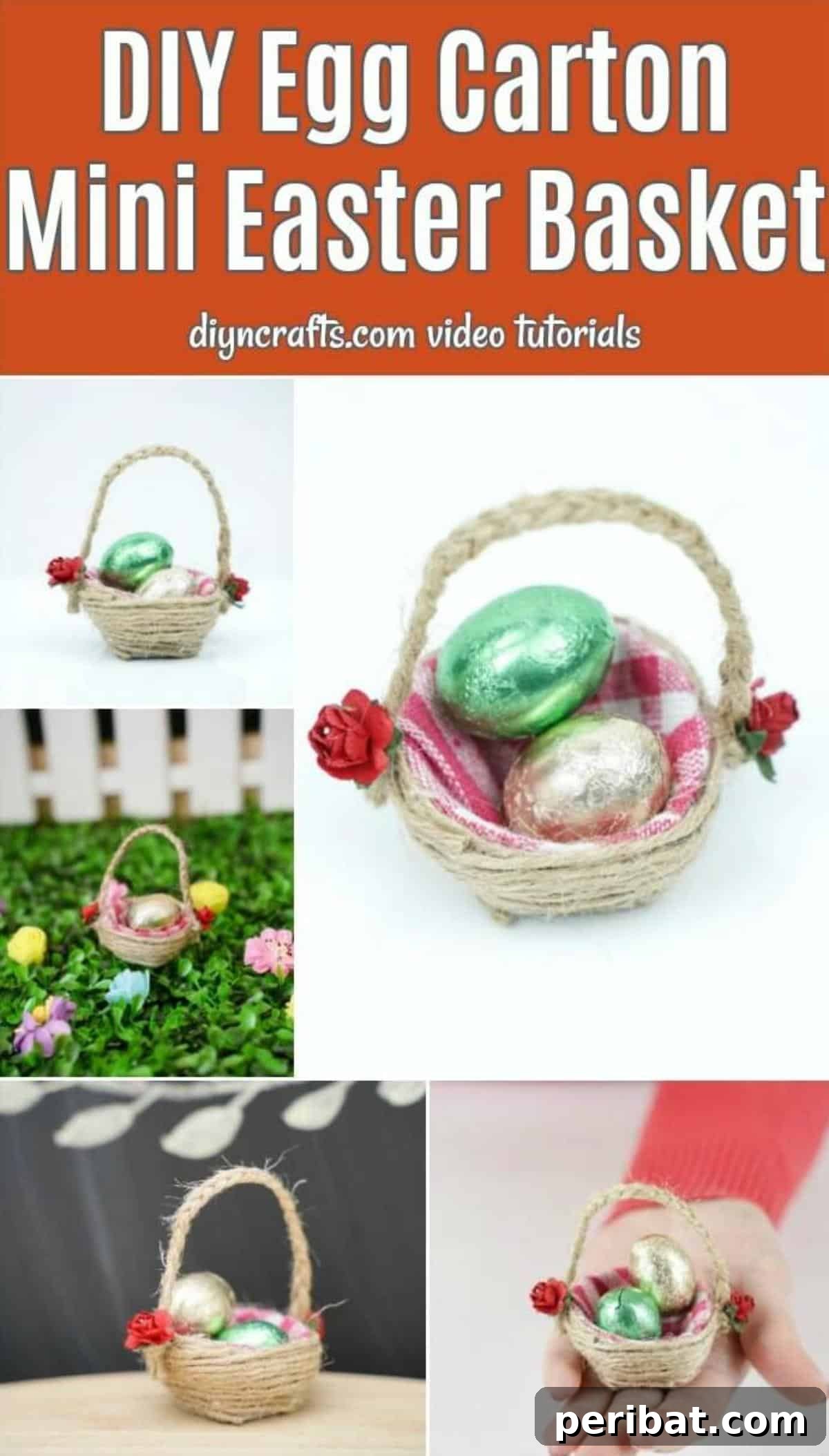 Mini Easter basket collage