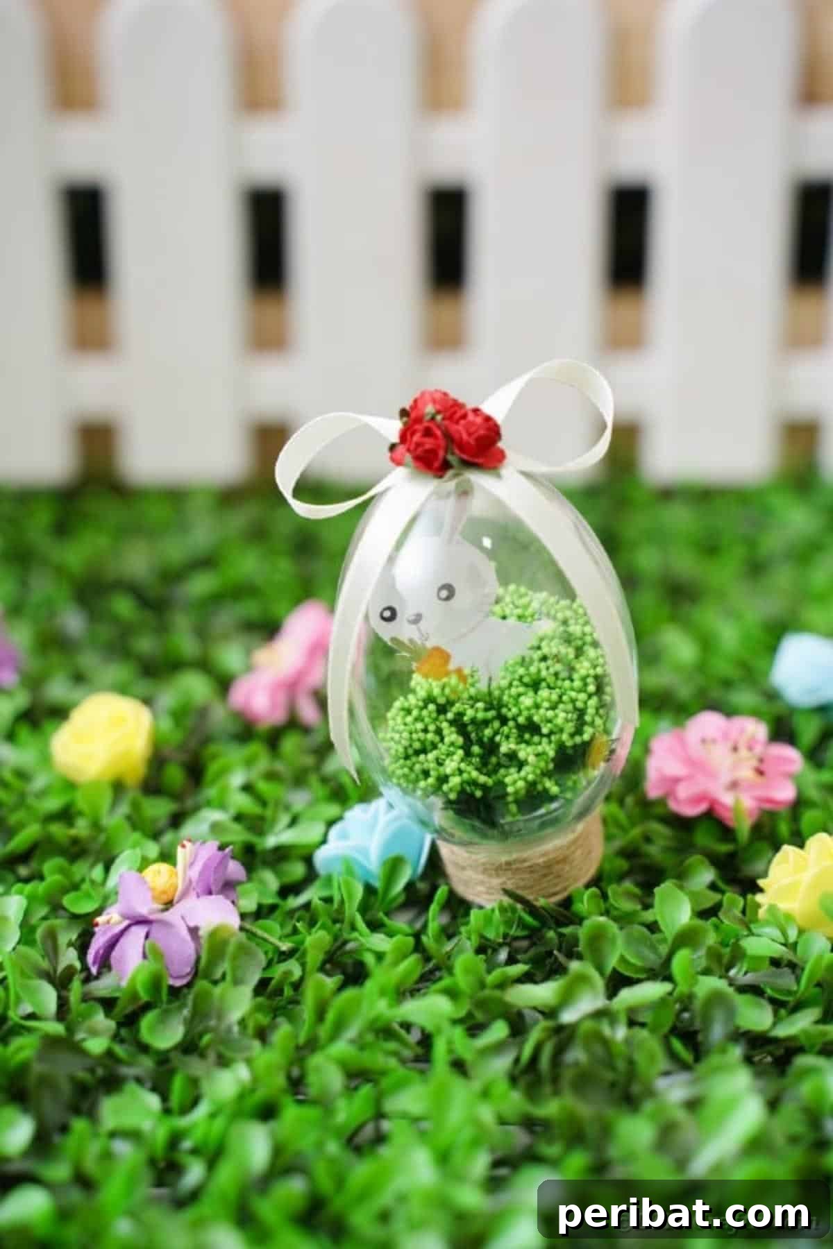 Adorable Easter Bunny Egg Craft Printable 5 Easter egg bunny craft on grass
