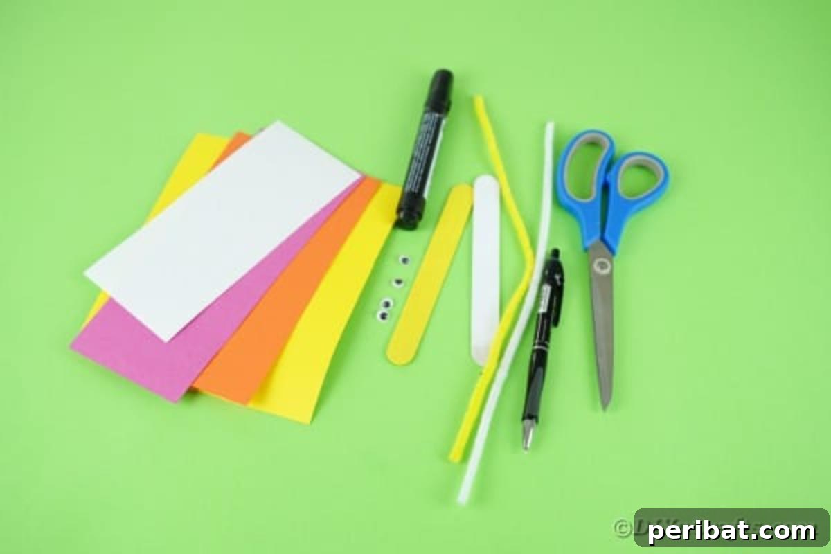 Popsicle Stick Easter Critter Bookmarks 6 Supplies for Easter bookmarks