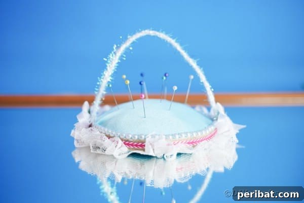 DIY CD Pincushion Basket: Upcycle Tutorial 18 Upcycled cd pincushion