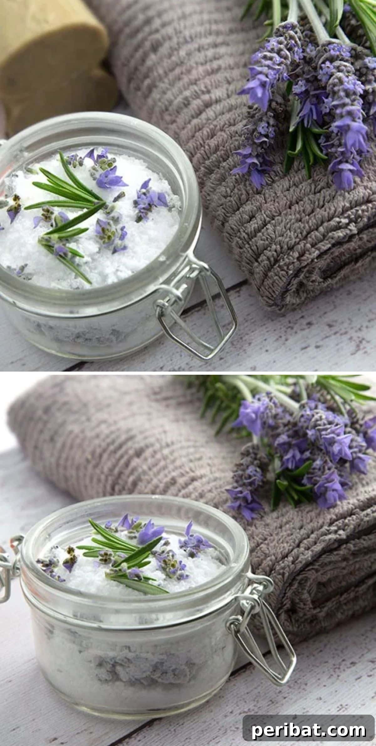 Pain-Busting Peppermint Concoction bath salt