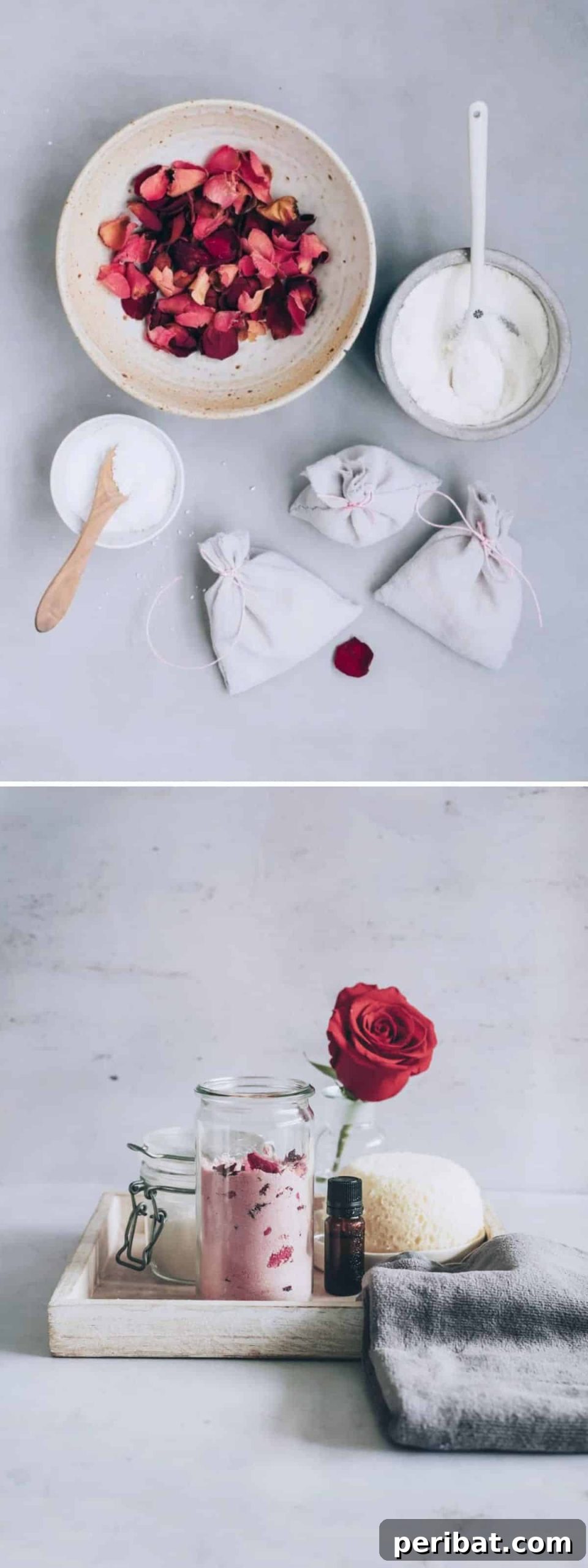Happy Rose and Milk bath salt