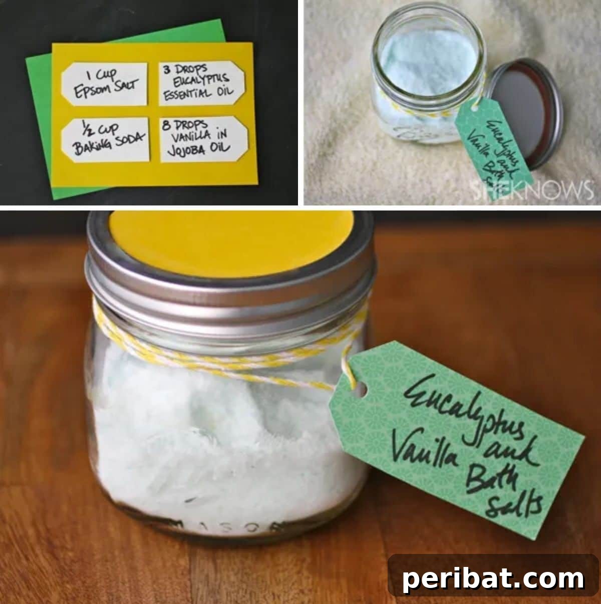 Flu-Fighting Eucalyptus and Vanilla bath salt