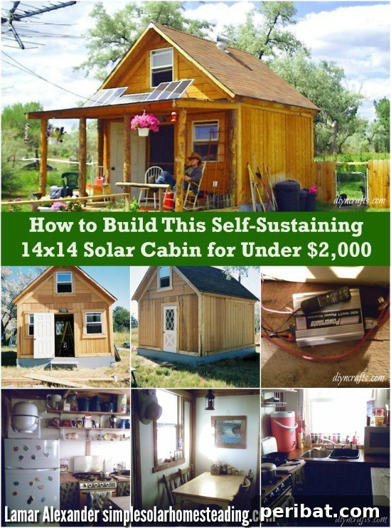 Build Your Own Self-Sustaining 14x14 Solar Cabin for Under $2,000