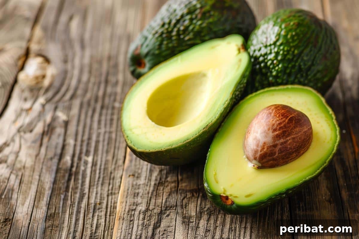 Delicious, healthy avocados on a table, ready for freezing to extend their availability beyond their short shelf life.