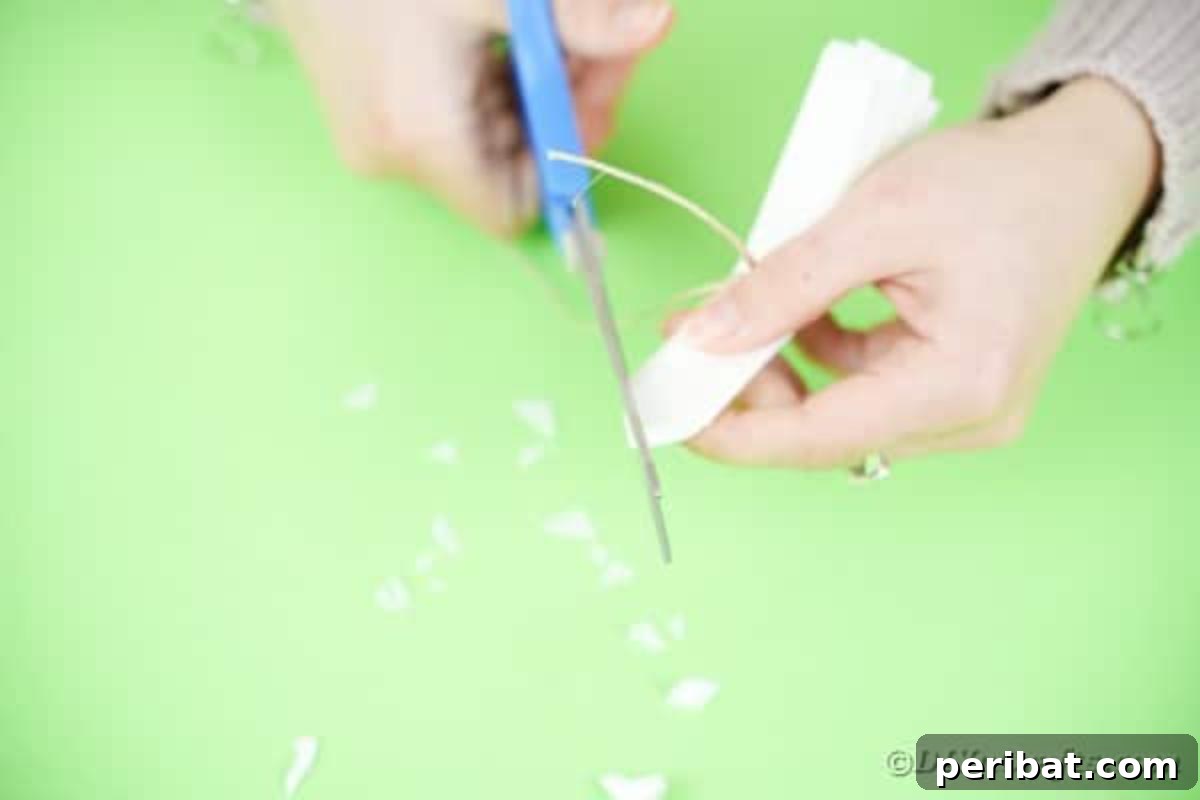 Trimming edges of paper