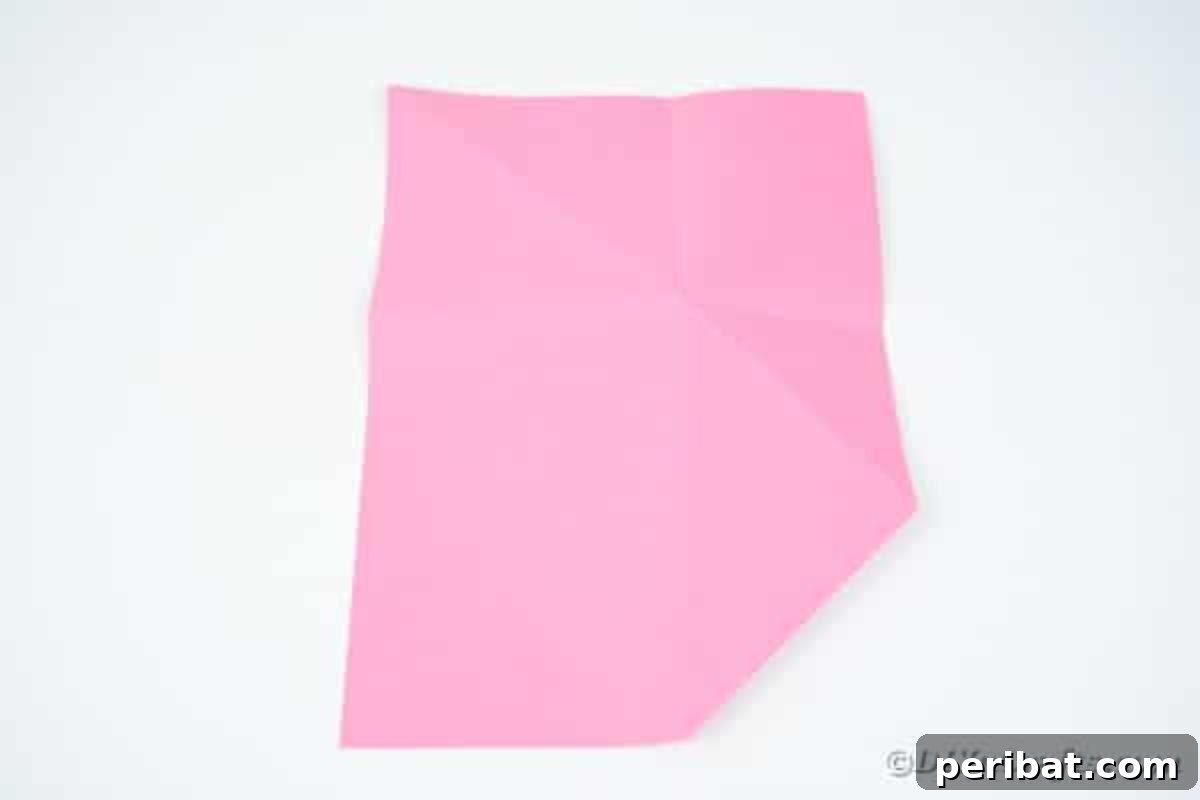Elegant Origami Envelopes: A DIY Paper Craft Video Tutorial 12 Unfolding envelope