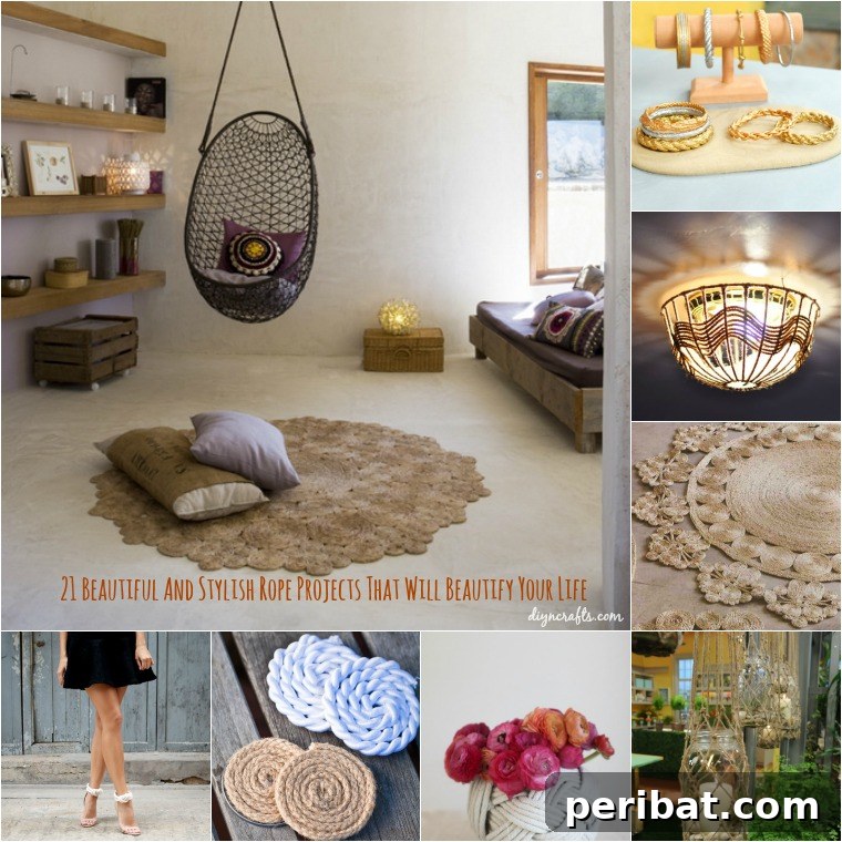 Rope Chic: Stylish Projects for a Beautiful Life 2 Creative Rope DIY Projects for Home Decor and Wardrobe