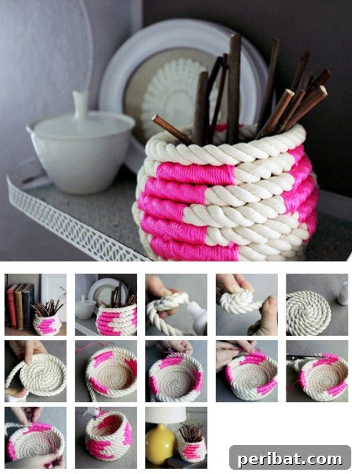 Rope Chic: Stylish Projects for a Beautiful Life 9 Handmade Coiled Rope Baskets and Bowls
