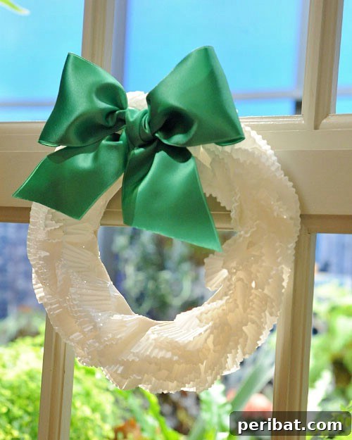 33 Festive Christmas Wreaths: Surprisingly Simple DIY Projects 30 DIY Coffee Filter Christmas Wreath