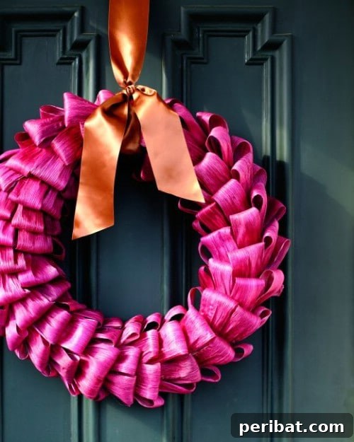 33 Festive Christmas Wreaths: Surprisingly Simple DIY Projects 35 Unique Cornhusk Christmas Wreath Idea