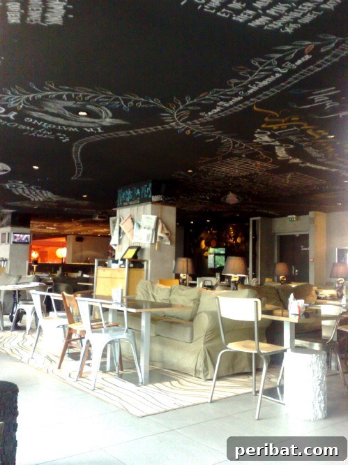 Chalk your ceiling.