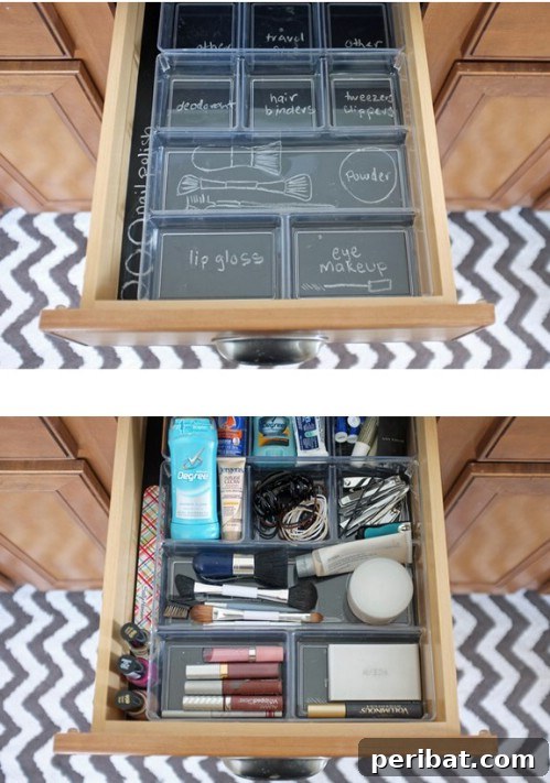Get your dresser drawer organized.