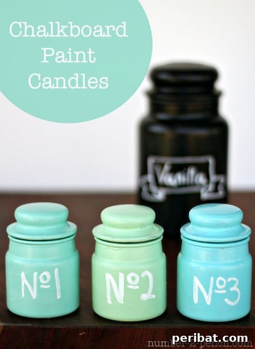 Personalize candles as gifts.